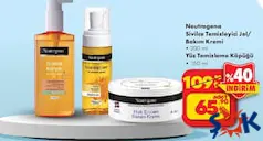 NEUTROGENA SİVİLCE TEMİZLEYİCİ JEL/ BAKIM KREMİ 200 ML/YÜZ TEMİZLEME KÖPÜĞÜ 150 ML